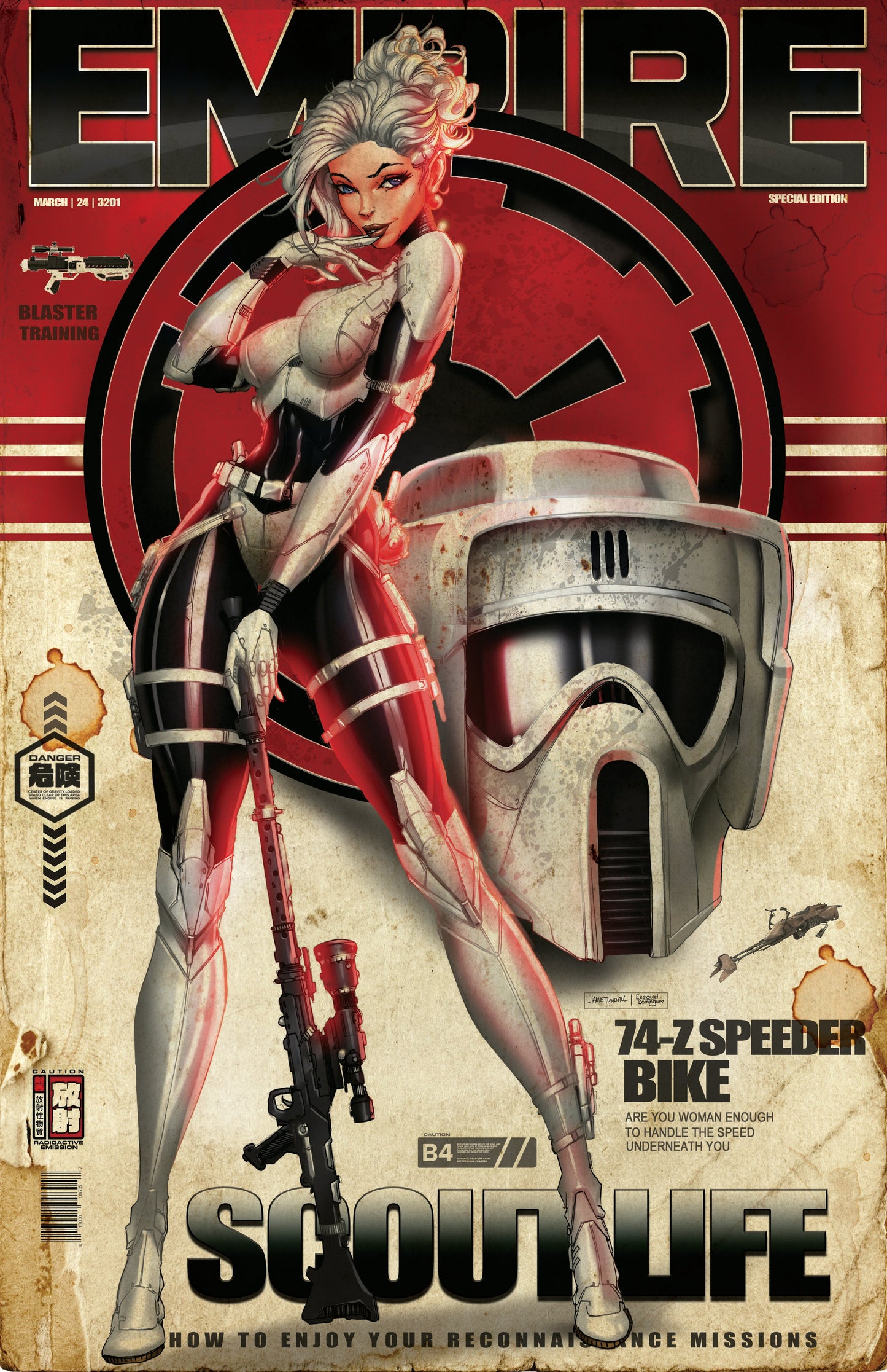 Retro Scout Trooper Print