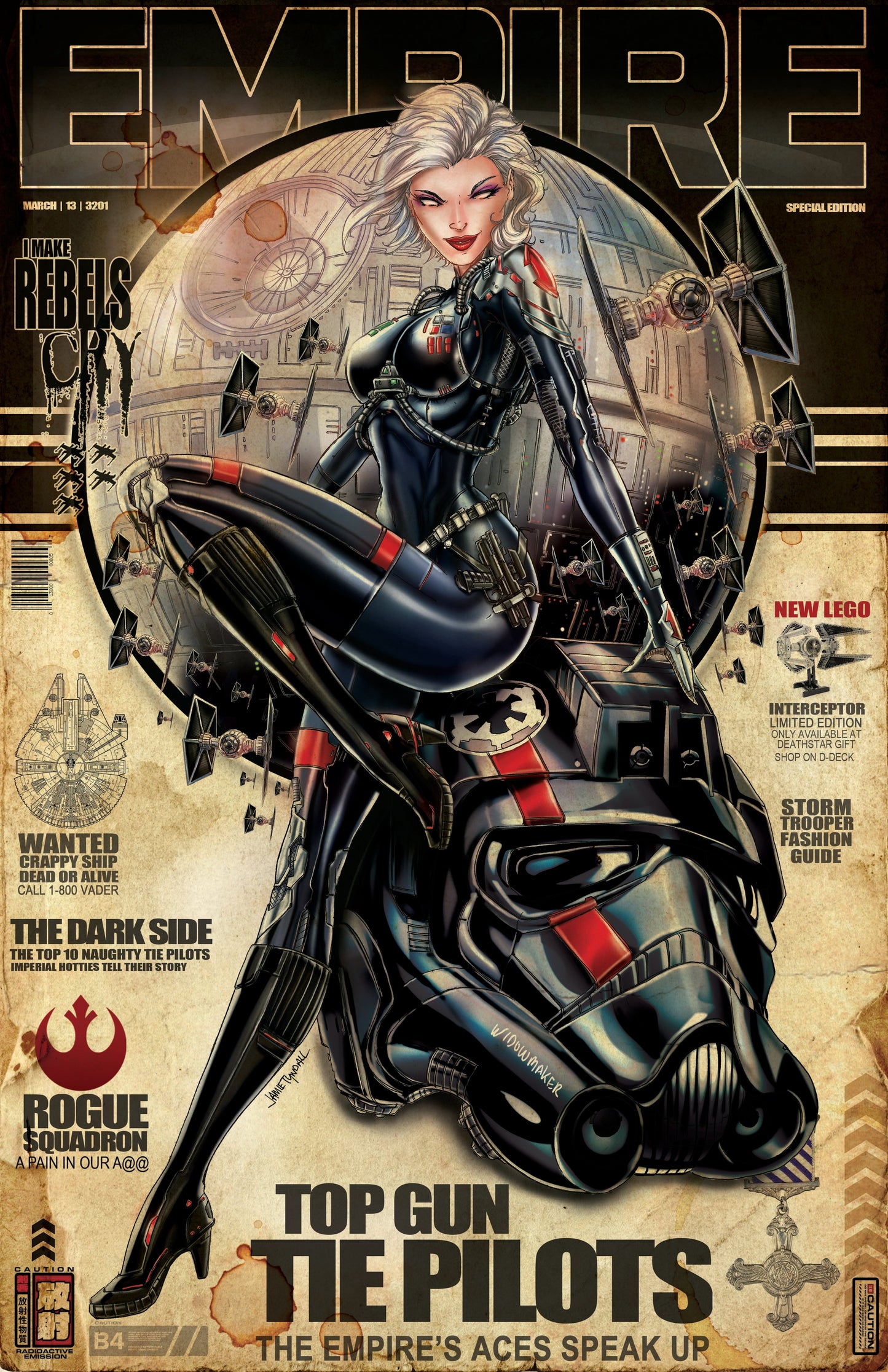 Retro Tie Fighter Print