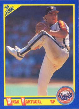 1990 Score Blue Mark Portugal #552 Astros