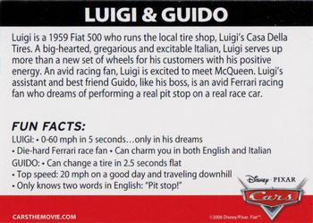 2006 Disney/Pixar Cars #8 - Luigi & Guido Card