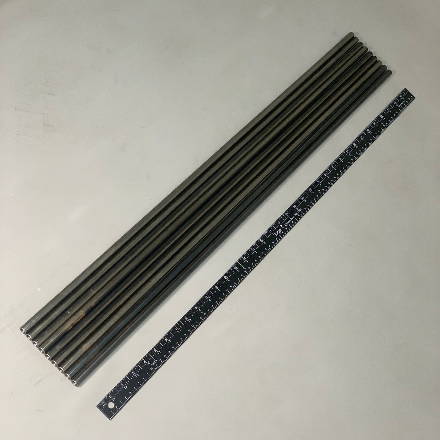 LINDSLEY 9-PACK! Threaded Extension Rod for Pendant Light Female 1/4" 36" L Raw Metal