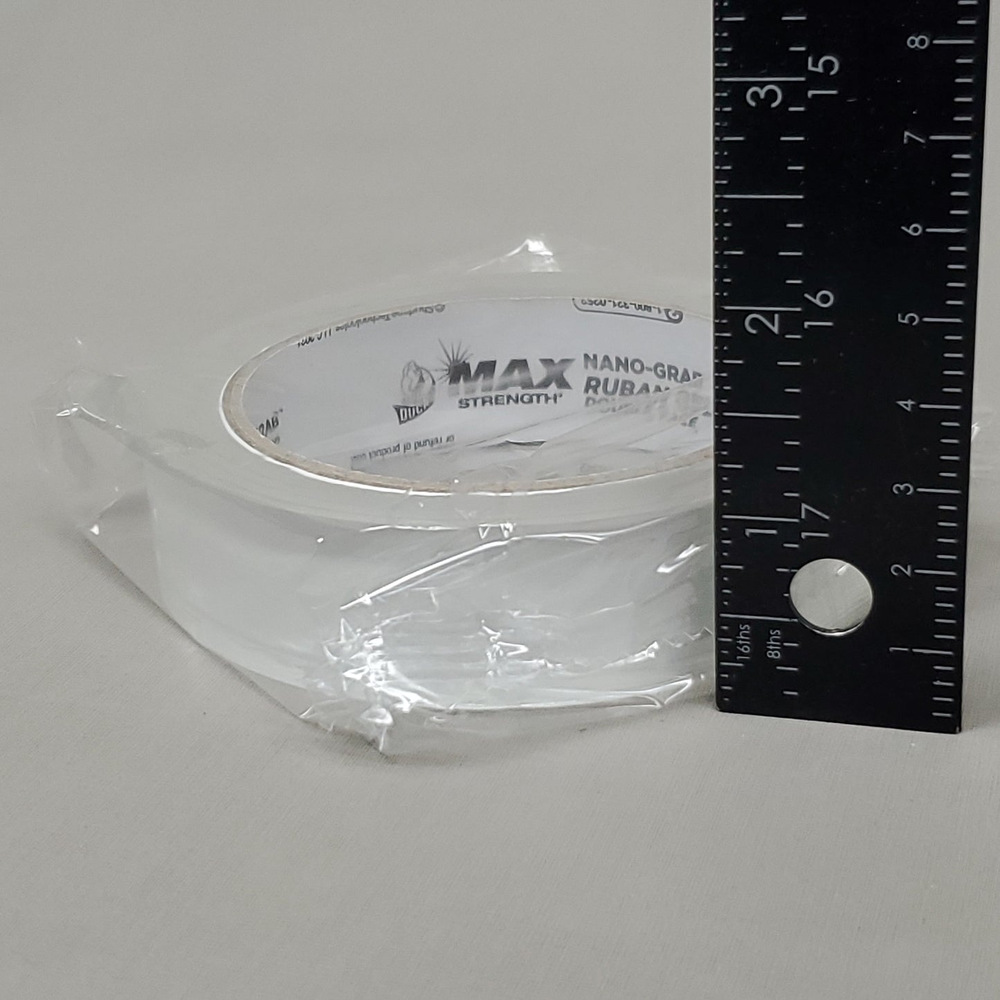 SHURTAPE Duck Max Strength Nano-Grab Double Sided Gel Tape .49"X5' 2mm Gauge (New)