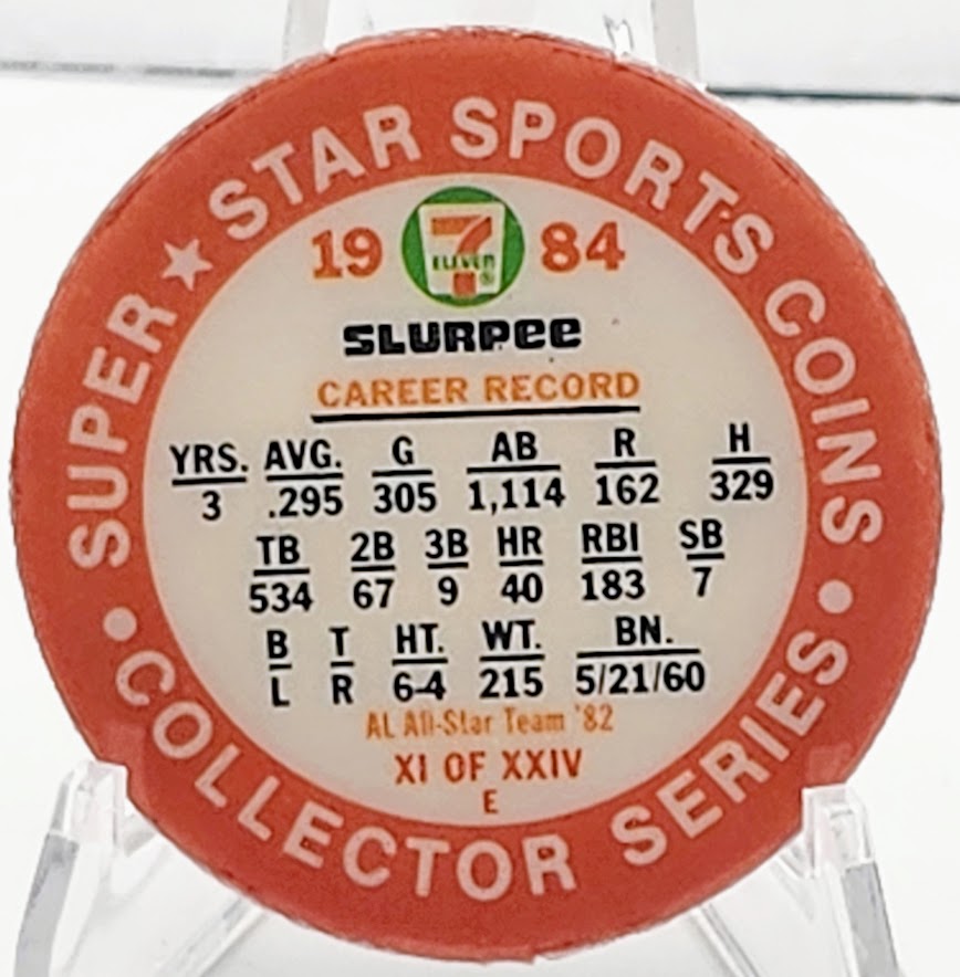 1984 7 Eleven Slurpee Super Star Sports Coins Central Region Kent Hrbek #XIE
