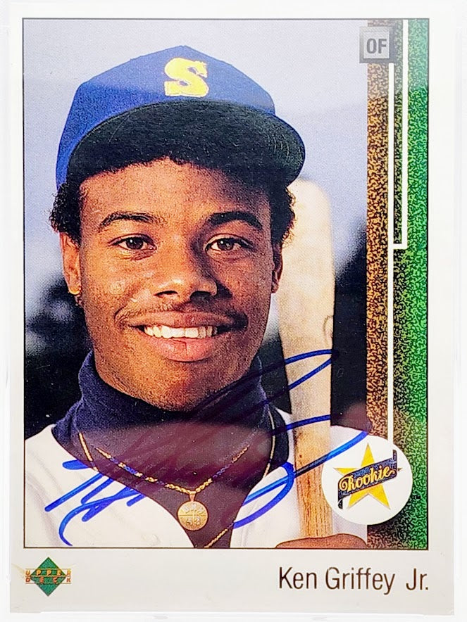 1989 UPPER DECK STAR ROOKIE #1 KEN GRIFFEY JR. RC HOF PSA 9 DNA AUTO GRADE