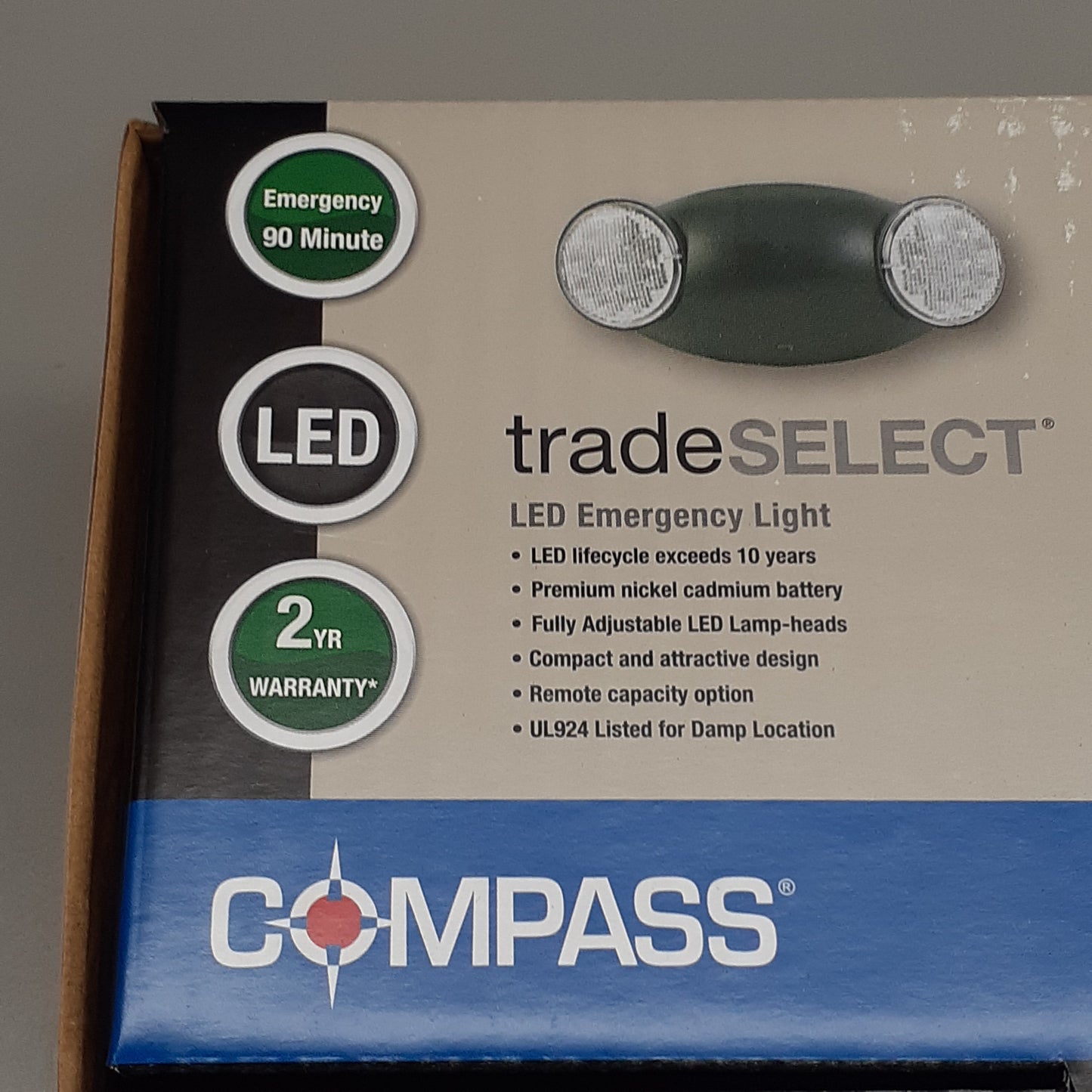 HUBBELL CU2 Series 2 Head LED Emergency Lighting Unit (New)