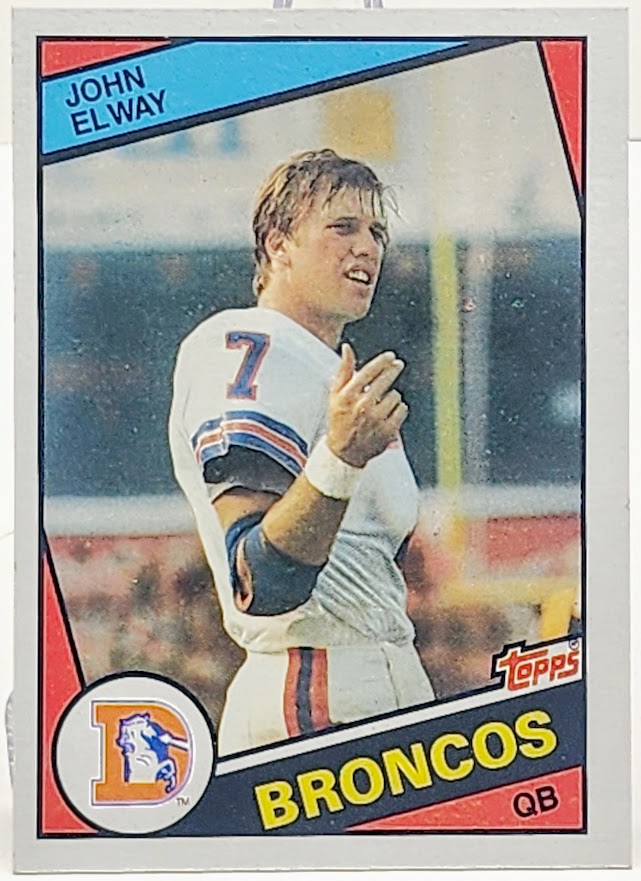 1984 Topps Football #63 John Elway RC Denver Broncos