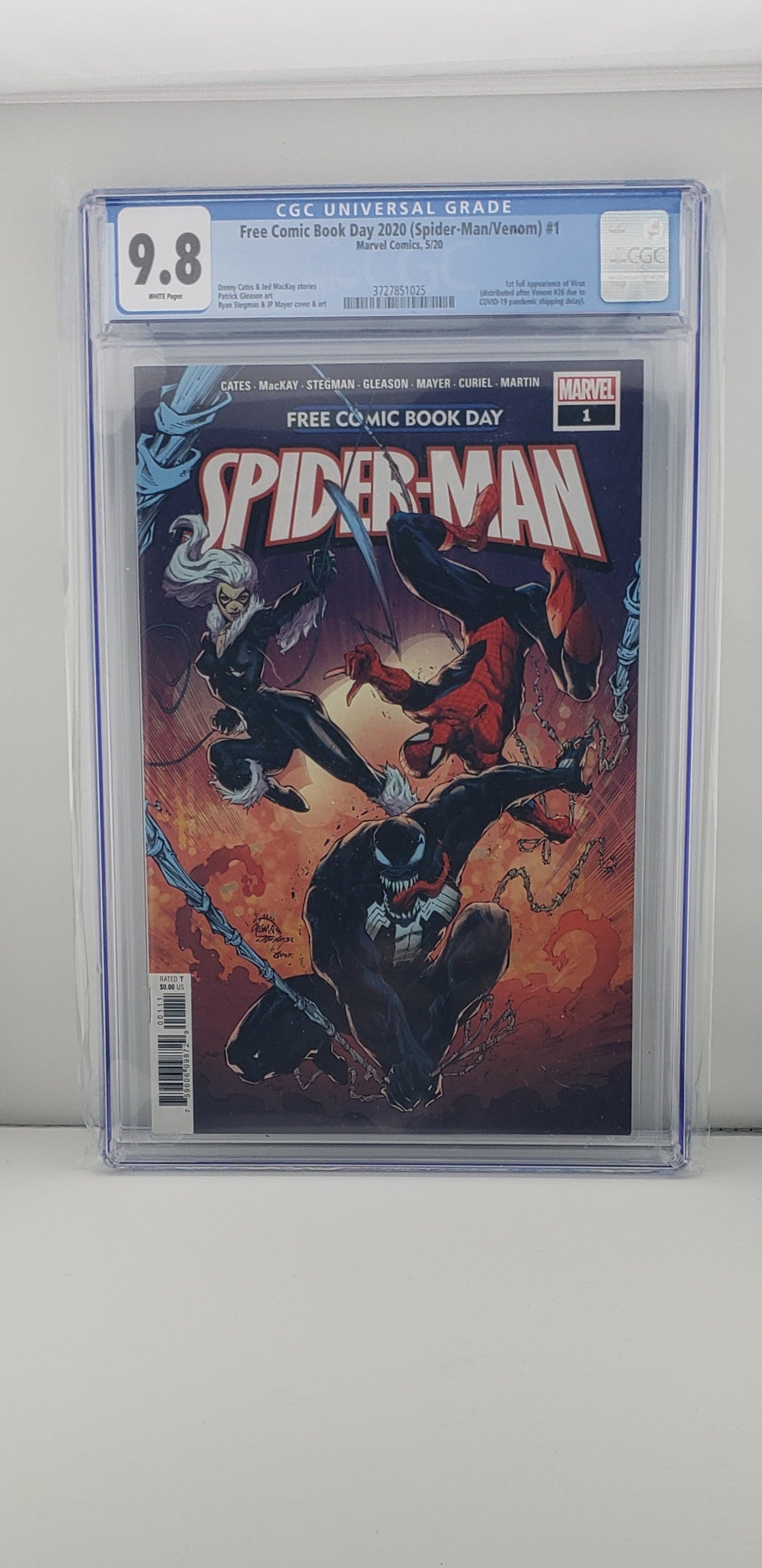Free Comic Book Day 2020 (Spider-Man/Venom) #1 CGC 9.8 WP 1st app Virus (Full)