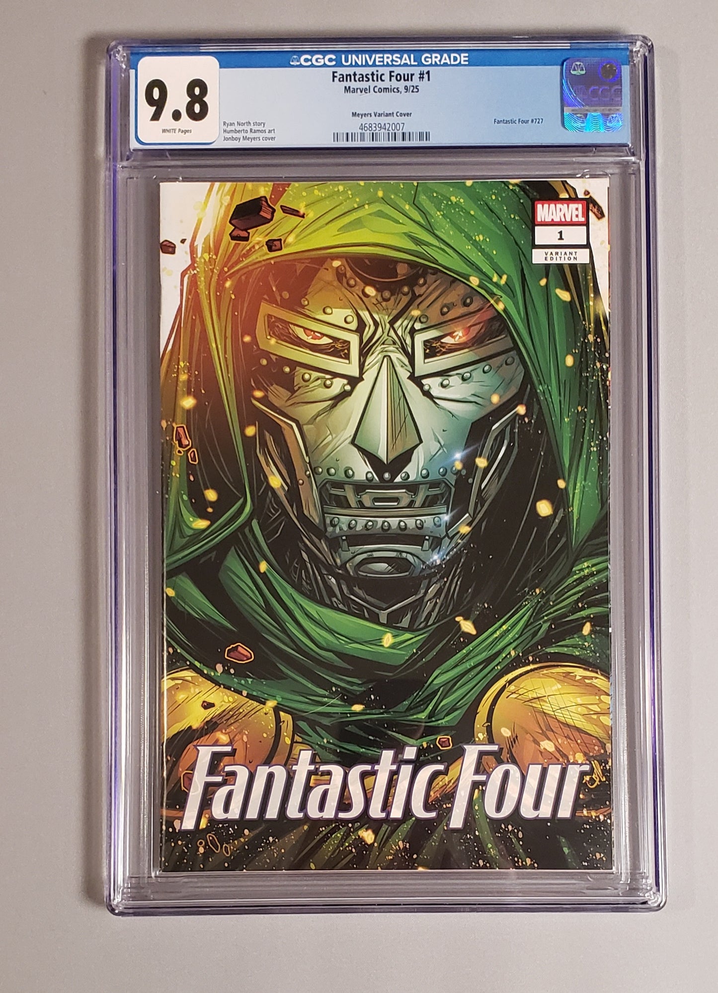 Fantastic Four #1: Jonboy Myers Exclusive Variant- CGC 9.8