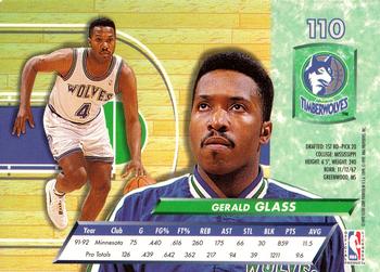 1992-93 Fleer Ultra Gerald Glass #110 Minnesota Timberwolves