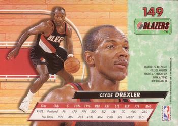 1992-93 Fleer Ultra Clyde Drexler #149 Portland Trail Blazers