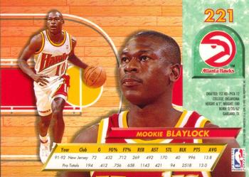 1992-93 Fleer Ultra Mookie Blaylock #221 Atlanta Hawks