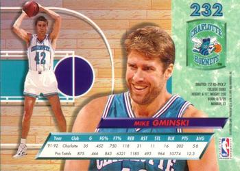 1992-93 Fleer Ultra Mike Gminski #232 Charlotte Hornets