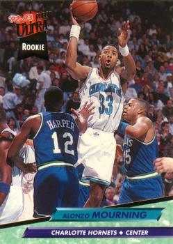 1992-93 Fleer Ultra Alonzo Mourning RC #234 Charlotte Hornets