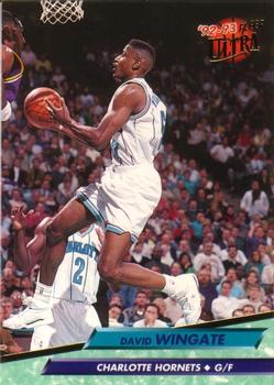 1992-93 Fleer Ultra David Wingate #235 Charlotte Hornets