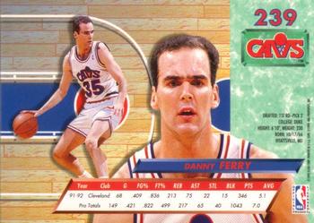 1992-93 Fleer Ultra Danny Ferry #239 Cleveland Cavaliers