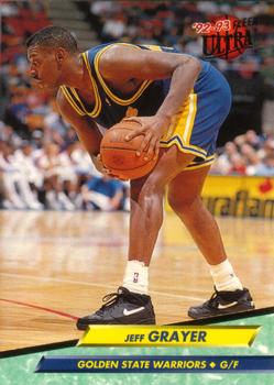 1992-93 Fleer Ultra Jeff Grayer #262 Golden State Warriors