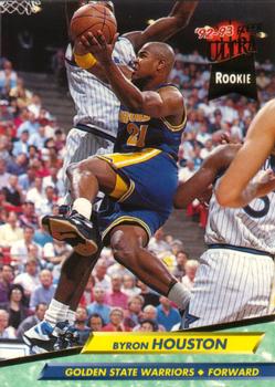 1992-93 Fleer Ultra Byron Houston RC #263 Golden State Warriors