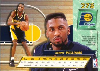1992-93 Fleer Ultra Kenny Williams #278 Indiana Pacers