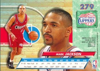 1992-93 Fleer Ultra Mark Jackson #279 Los Angeles Clippers