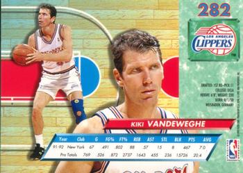 1992-93 Fleer Ultra Kiki Vandeweghe #282 Los Angeles Clippers