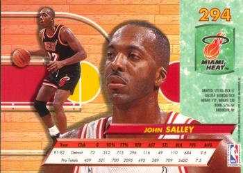 1992-93 Fleer Ultra John Salley  #294 Miami Heat