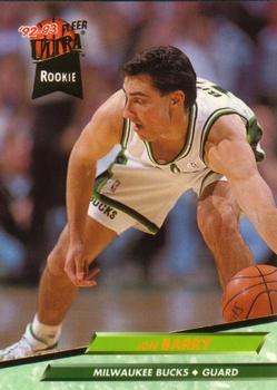 1992-93 Fleer Ultra Jon Barry RC  #296 Milwaukee Bucks