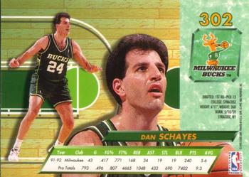 1992-93 Fleer Ultra Danny Schayes  #302 Milwaukee Bucks