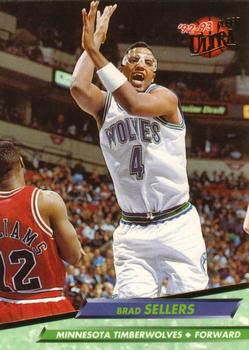 1992-93 Fleer Ultra Brad Sellers  #308 Minnesota Timberwolves