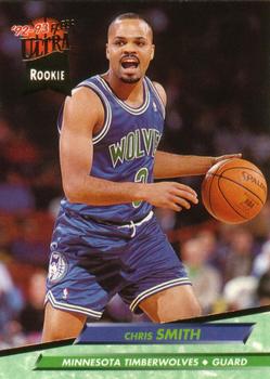 1992-93 Fleer Ultra Chris Smith RC #309 Minnesota Timberwolves