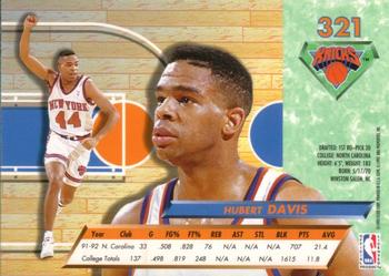 1992-93 Fleer Ultra Hubert Davis RC #321 New York Knicks