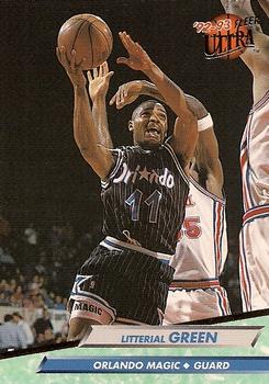 1992-93 Fleer Ultra Litterial Green RC #325 Orlando Magic