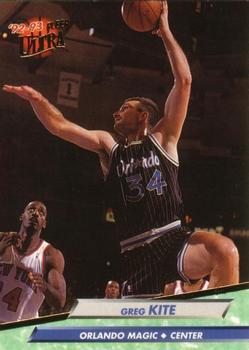 1992-93 Fleer Ultra Greg Kite  #327 Orlando Magic