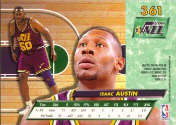 1992-93 Fleer Ultra Isaac Austin RC #361 Utah Jazz
