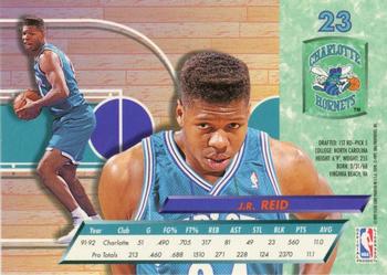 1992-93 Fleer Ultra J.R. Reid #23 Charlotte Hornets