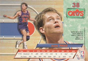 1992-93 Fleer Ultra Mark Price #38 Cleveland Cavaliers