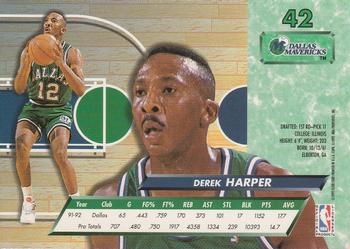 1992-93 Fleer Ultra Derek Harper #42 Dallas Mavericks