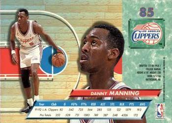 1992-93 Fleer Ultra Danny Manning #85 Los Angeles Clippers