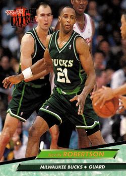 1992-93 Fleer Ultra Alvin Robertson #108 Milwaukee Bucks