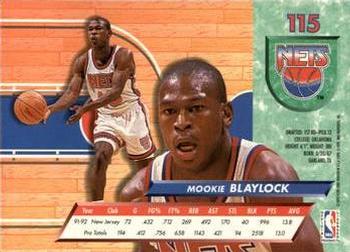 1992-93 Fleer Ultra Mookie Blaylock #115 New Jersey Nets