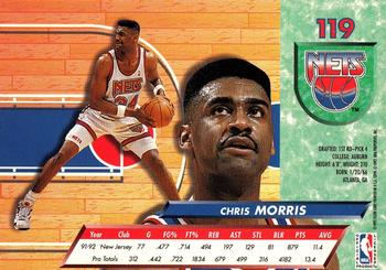 1992-93 Fleer Ultra Chris Morris #119 New Jersey Nets