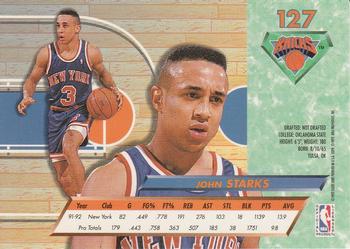 1992-93 Fleer Ultra John Starks #127 New York Knicks