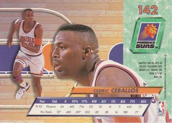 1992-93 Fleer Ultra Cedric Ceballos #142 Phoenix Suns