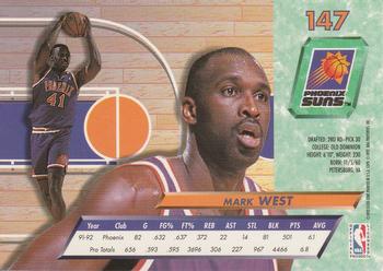 1992-93 Fleer Ultra Mark West #147 Phoenix Suns