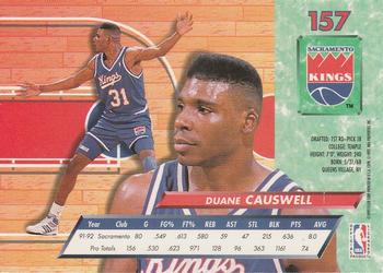 1992-93 Fleer Ultra Duane Causwell #157 Sacramento Kings