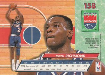 1992-93 Fleer Ultra Mitch Richmond #158 Sacramento Kings