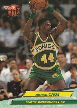 1992-93 Fleer Ultra Michael Cage #170 Seattle SuperSonics