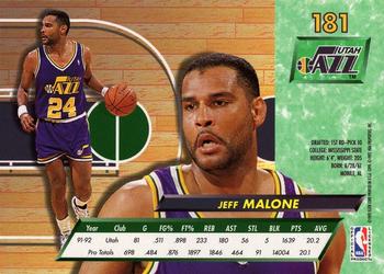 1992-93 Fleer Ultra Jeff Malone #181 Utah Jazz
