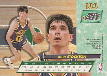 1992-93 Fleer Ultra John Stockton #183 Utah Jazz