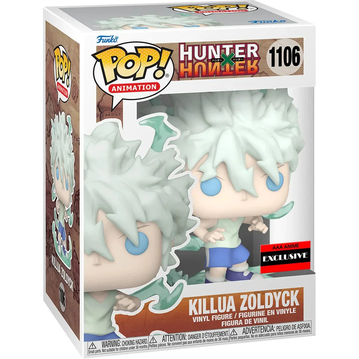 (NON-MINT) POP! Animation: Hunter x Hunter Killua Zoldyck Godspeed