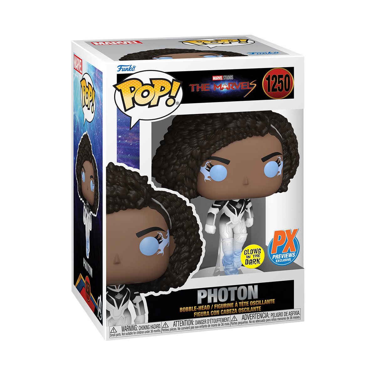(NON MINT) Pop! Marvel: Photon (Glow-in-the Dark) (Previews Exclusive)